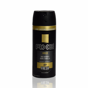 Axe Body Spray - Gold - 48h - Oud Wood & Dark Vanilla Deodorant - 150ml