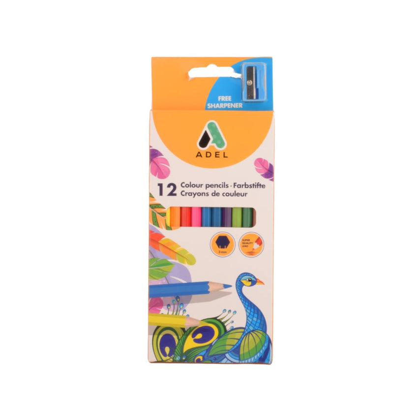Adel 24,12 Colour Pencils + Farbstifte