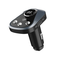 Auto Drive Bluetooth FM Transmitter-with App Control-Dual USB Charging Ports