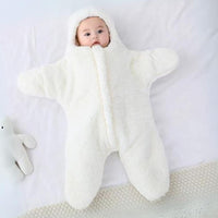 Baby Sleeping Bags Starfish Shape New Winter Soft Newborn Wrap Blanket Swaddling Warm Cotton Sleepsack for Babies.