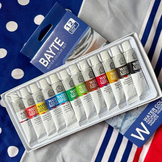 Barroco Watercolor Paints Basics Set Of 12 colors