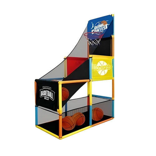 Basketball Game Set Stand with Counter (Dimensions: 140cm x 89.5cm x 47cm)