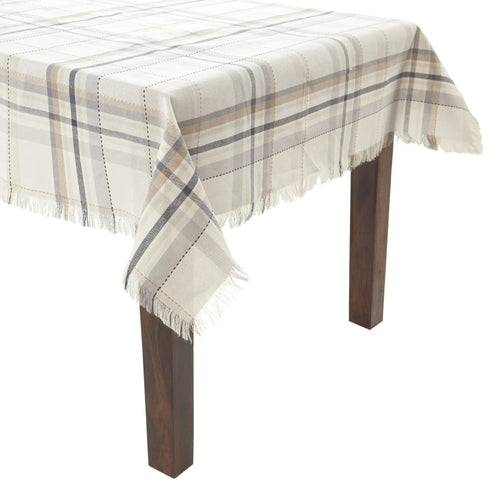 Better Homes and Gardens Monday Plaid Woven Table Throw - Multi color - 50"x50"