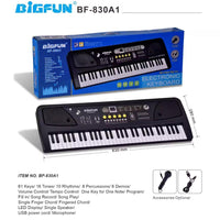 Bigfun Electronic Keyboard 61 Keys USB BF-830A1