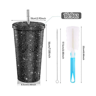 Bling Diamond Studded Water Bottle