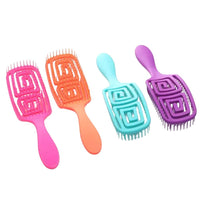 Candy Brush Wholesale Custom Logo Hair Dryer And Volumizer Hot Air Brush, Vent Hair Massage Brush, Detangle Brush For Hair
