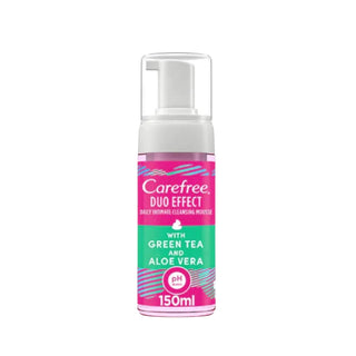 Carefree Intimate Foam With Green Tea And Aloe Vera 150ml