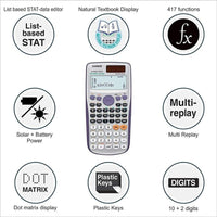 Casio Scientific Calculator 417 Functions (FX-991ESPLUS)