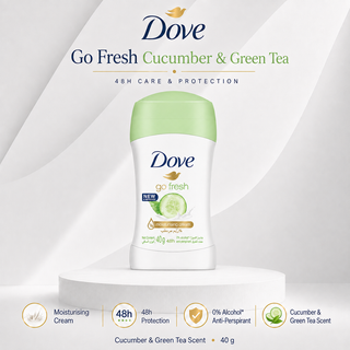 Dove Go Fresh Cucumber & Green Tea 48h Antiperspirant 40g