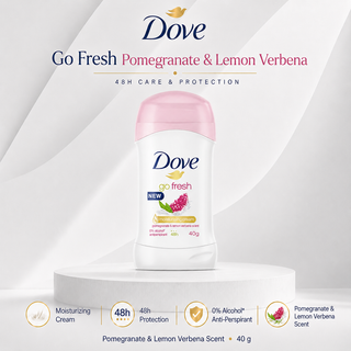 Dove Go Fresh Pomegranate & Lemon Verbena 48h Antiperspirant Stick 40g