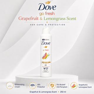 Dove go fresh 48h Grapefruit and Lemongrass Scent 250ml