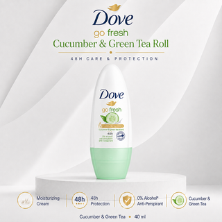 Dove go fresh Cucumber & Green Tea Roll 48h Anti-Perspirant 40ml