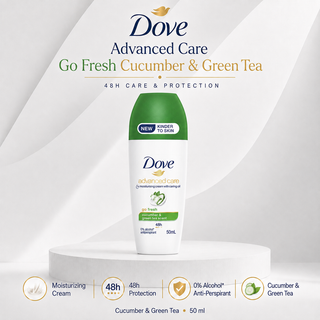 Dove Advanced Care Go Fresh Cucumber and Green Tea 48h Antiperspirant 50ml