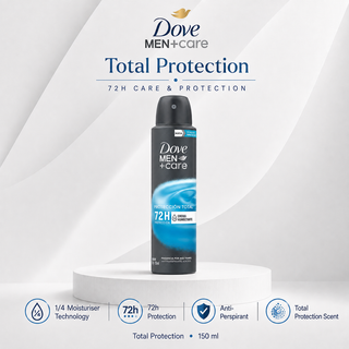 Dove Men+Care Total Protection 72h Antiperspirant 150ml