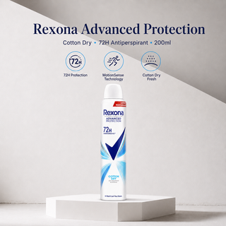 Rexona Advanced Protection Cotton Dry 72H Antiperspirant 200ml