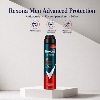 Rexona Men Advanced Protection Antibacterial 72H MotionSense Antiperspirant 200ml