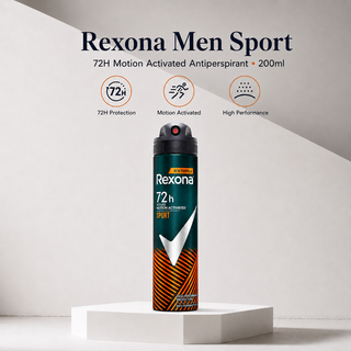 Rexona Men Sport 72H Motion Activated Antiperspirant 200ml