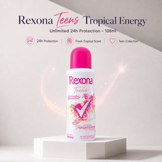 Rexona Teens Unlimited 24h Protection Tropical Energy 108ml