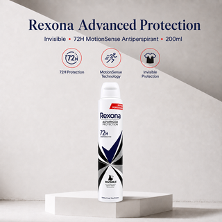 Rexona Advanced Protection Invisible 72H MotionSense Antiperspirant 200ml