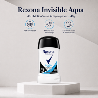 Rexona Invisible Aqua 48H MotionSense Antiperspirant 40g