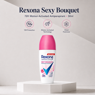 Rexona Sexy Bouquet 72H Motion Activated Antiperspirant 50ml