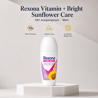 Rexona Vitamin + Bright Sunflower Care 72H Antiperspirant 50ml