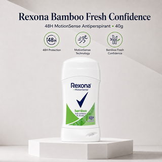 Rexona Bamboo Fresh Confidence 48H MotionSense Antiperspirant 40g