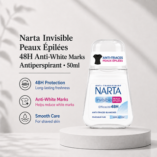 Narta Invisible Peaux Épilées 48H Anti-White Marks Antiperspirant 50ml