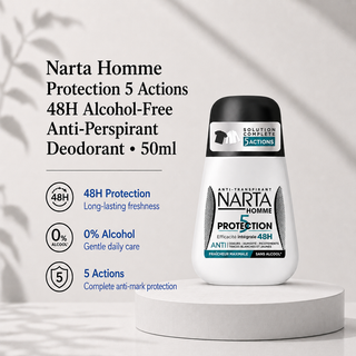 Narta Homme Protection 5 Actions 48H Alcohol-Free Anti-Perspirant 50ml