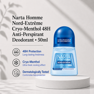 Narta Homme Nord-Extrême Cryo-Menthol 48H Anti-Perspirant 50ml