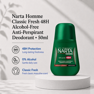 Narta Homme Classic Fresh 48H Alcohol-Free Anti-Perspirant 50ml