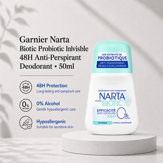 Narta Biotic Probiotic Invisible 48H Anti-Perspirant 50ml