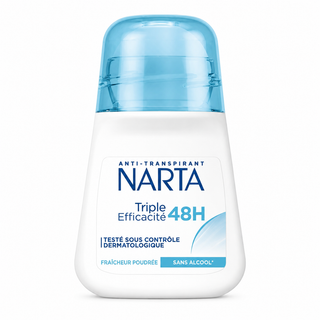 Narta Triple Efficacité 48H Powder Fresh Alcohol-Free Anti-Perspirant 50ml