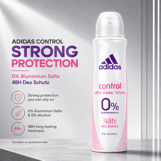 Adidas Control 0% Aluminium Salts 48H Deo Schutz 150ml
