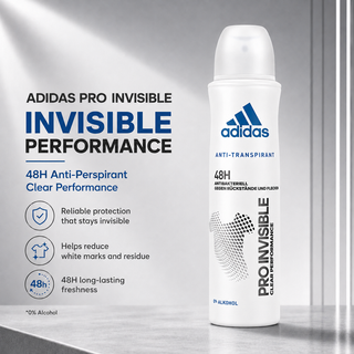 Adidas Pro Invisible Clear Performance 48H Anti-Perspirant  150ml