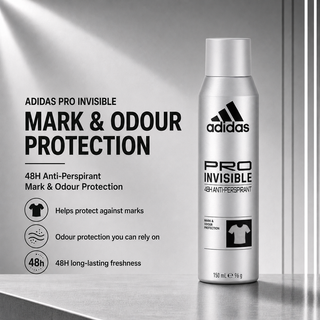 Adidas Pro Invisible Mark & Odour Protection 48H Anti-Perspirant 150ml