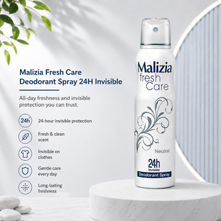 Malizia Fresh Care Neutral 24H Invisible Deodorant Spray 150ml