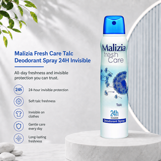 Malizia Fresh Care Talc 24H Invisible Deodorant Spray 150ml