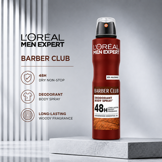 L’Oréal Men Expert Barber Club 48H Deodorant Body Spray 150ml