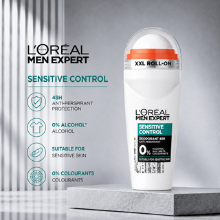 L’Oréal Men Expert Sensitive Control 48H Anti-Perspirant XXL Roll-On 50ml