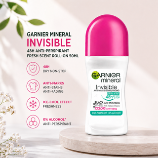Garnier Mineral Invisible 48H Anti-Perspirant Fresh Scent 50ml