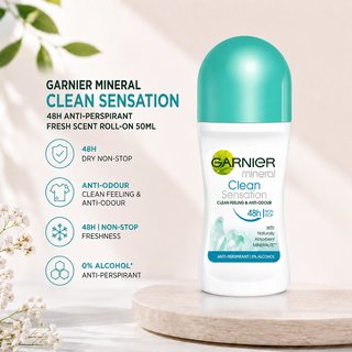 Garnier Mineral Clean Sensation 48H Anti-Perspirant 50ml