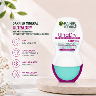 Garnier Mineral UltraDry Intensive Dry Protection 48H Anti-Perspirant  50ml
