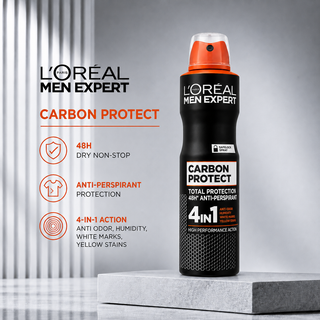 L’Oréal Men Expert Carbon Protect 4-in-1 48H Anti-Perspirant 150ml