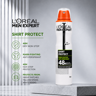 L’Oréal Men Expert Shirt Protect 48H Anti-Perspirant Spray 150ml