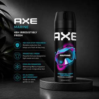 AXE Marine 48H Irresistibly Fresh Deodorant Body 150ml
