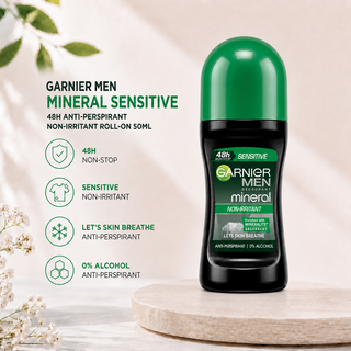 Garnier Men Mineral Sensitive 48H Non-Irritant Anti-Perspirant 50ml