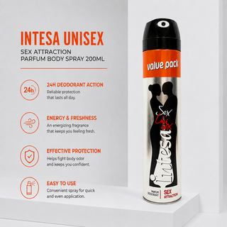 Intesa Unisex Sex Attraction Parfum Body Spray 200ml