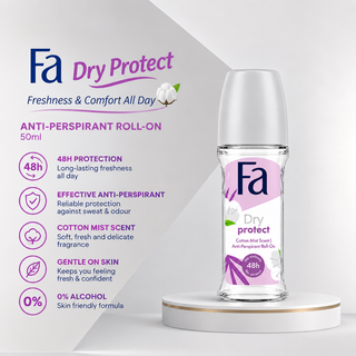 Fa Dry Protect Cotton Mist 48H Anti-Perspirant 50ml
