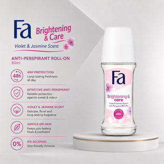 Fa Brightening & Care Violet & Jasmine 48H Anti-Perspirant 50ml
